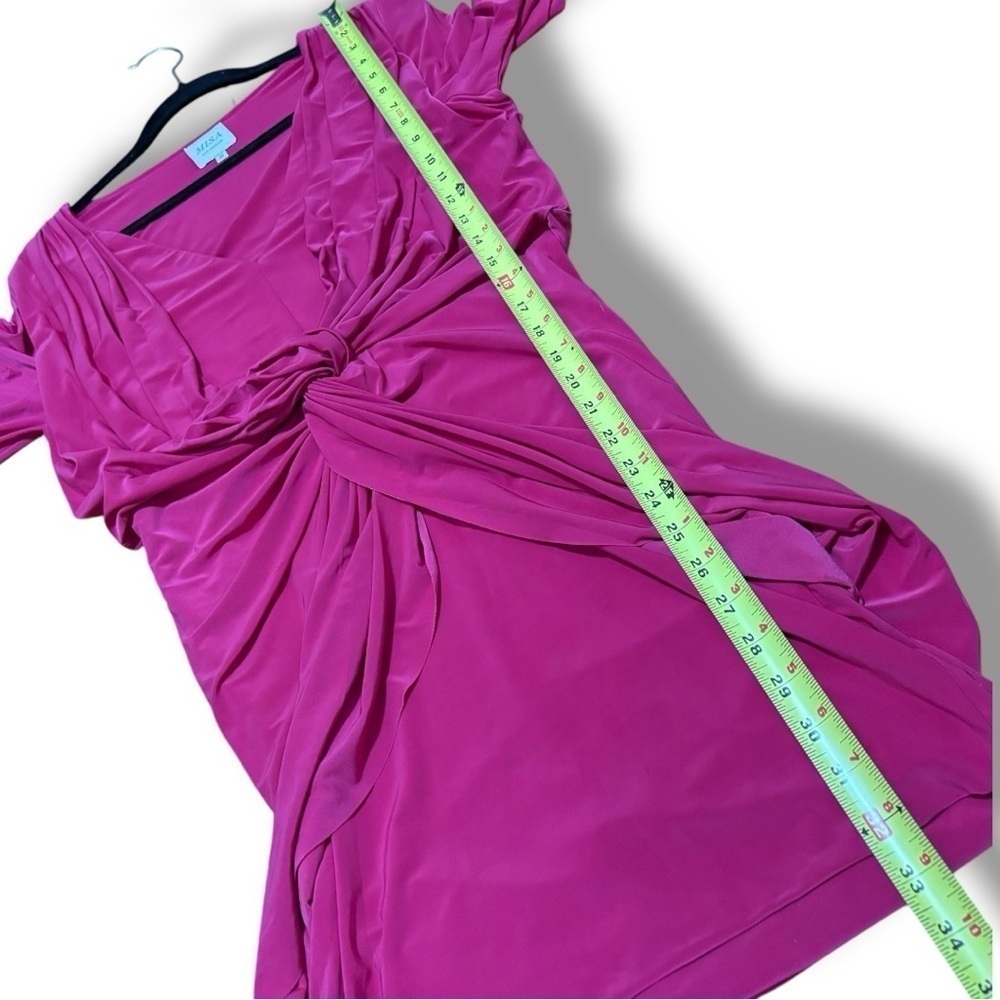 NWOT MISA Pink Mini Teget Mini Dress - Size Medium - Picture 9 of 13